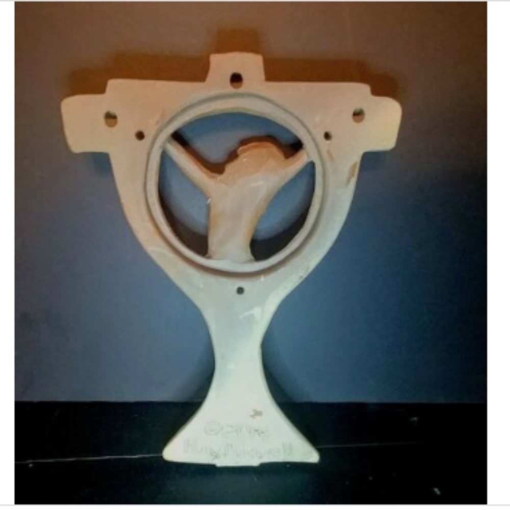 Jesus Icon Crucifix Cast Stone Ray Boswell Wall Hung Chalice Host Unique… - Picture 2 of 4